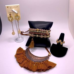 Tassel Necklace set 